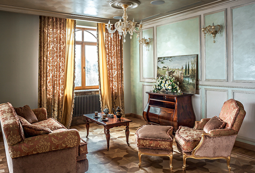 Квартира в Москве, оформленная в духе классической русской усадьбы