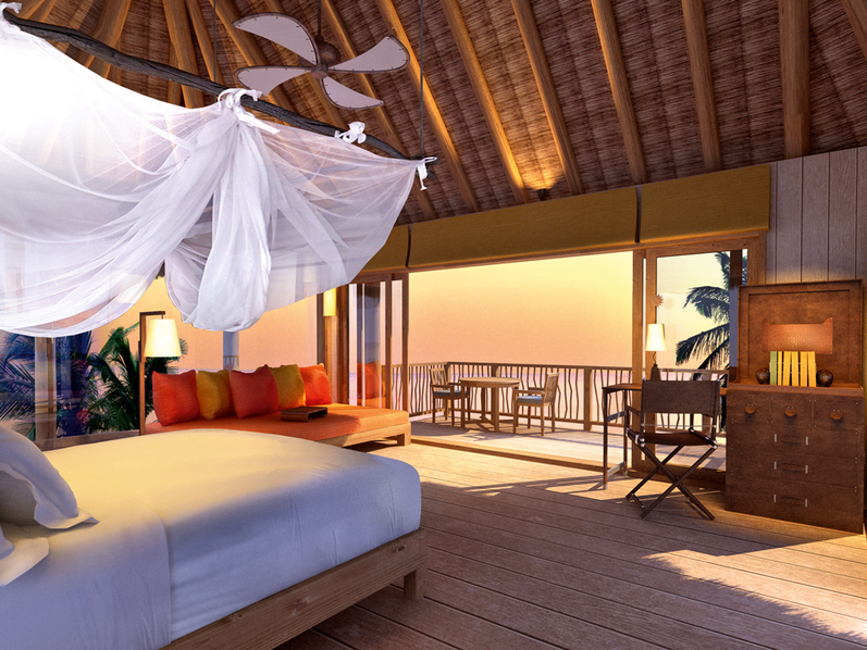 Райский отдых: оформление отеля Soneva Fushi на Мальдивах