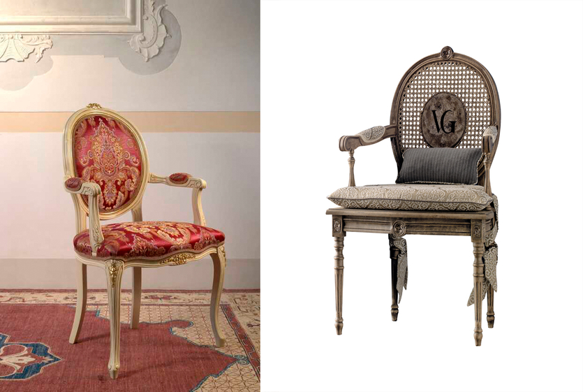 Битва Людовиков: сравниваем стулья и кресла в стилях Людовика XV и Людовика XVI