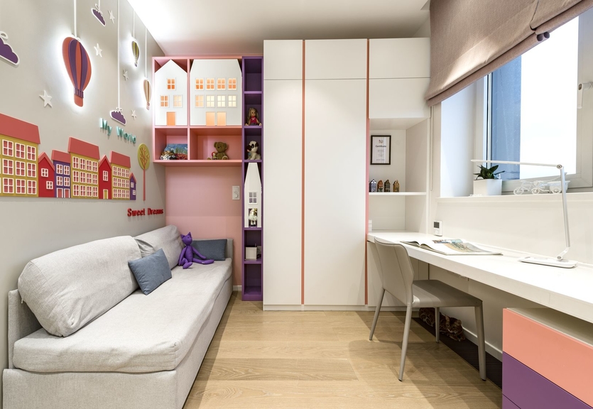 Квартира в московской новостройке: уютный современный интерьер для семьи