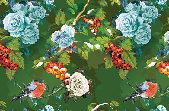 Летний сад: 10 модных обоев с цветочным орнаментом