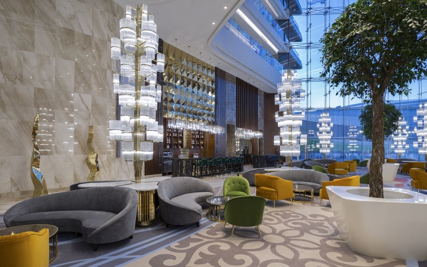 Hilton Астана — роскошный отель, призванный познакомить гостей с культурой Казахстана
