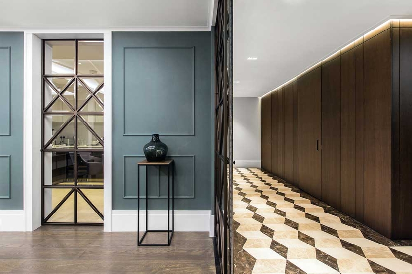 Квартира в Лондоне: стильный интерьер на стыке классики и ар-деко