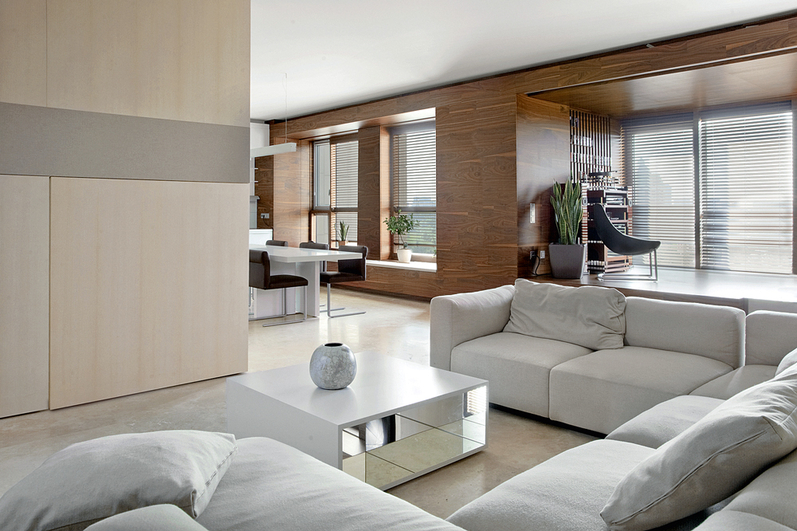 Лаконичный интерьер квартиры: ставка на минимализм и технологичность
