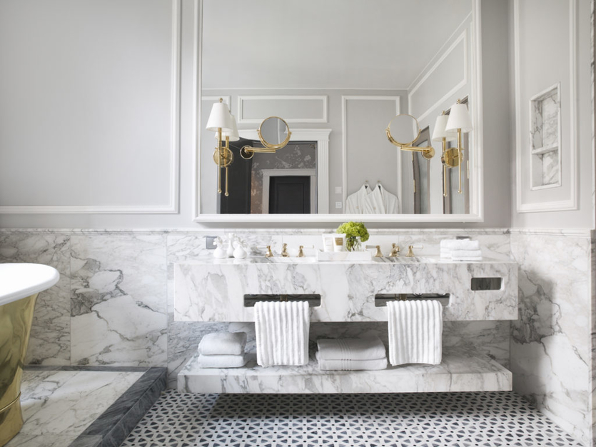 Подсмотрели в топовых отелях: 10 идей для дизайна ванной комнаты