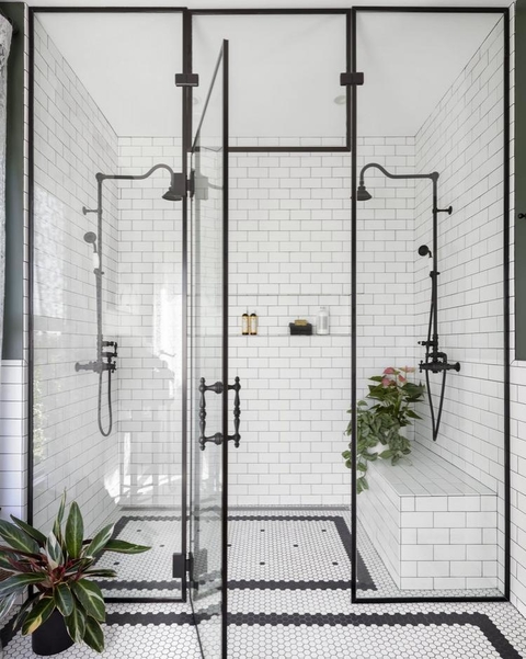 Дизайн ванных комнат: облицовка плиткой — советы, тренды, примеры для вдохновения
