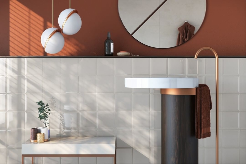 Дизайн ванных комнат: облицовка плиткой — советы, тренды, примеры для вдохновения