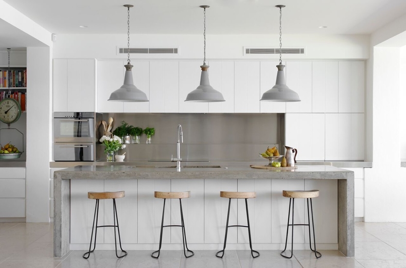 Лучшие идеи дизайна кухни в серо-белых тонах – фото реальных интерьеров и советы