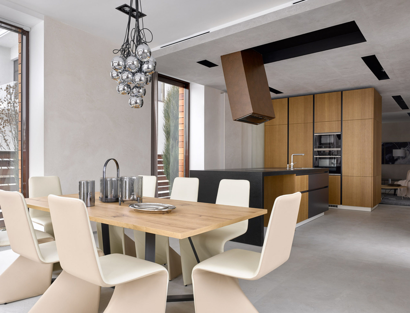 Дизайн кухни-столовой-гостиной в частном доме – особенности интерьера