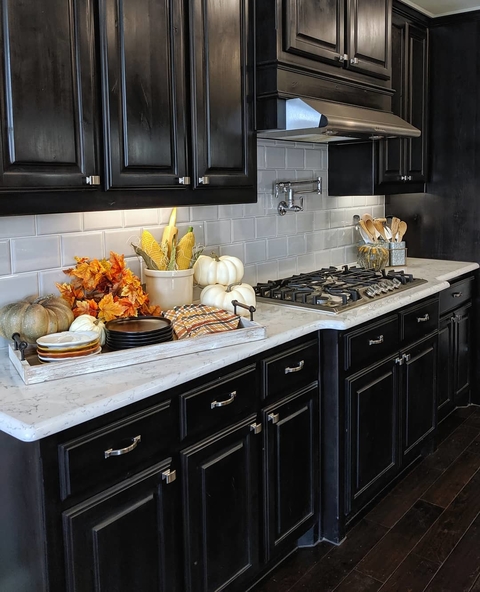 Черно-белая кухня в интерьере - дизайн кухни в черно-белом цвете, фото | Кухни Мамин дом