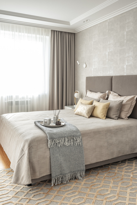 Дизайн спальни в серых тонах: фото, модные сочетания, решения от профи