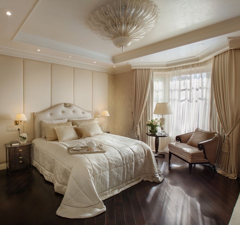 Спальня в классическом стиле — фото интерьера