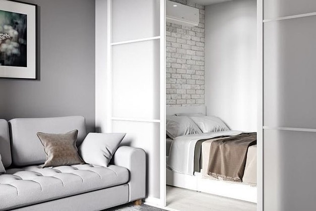 Дизайн гостиной-спальни до 18 кв.м: варианты меблировки, идеи зонирования, советы по оформлению