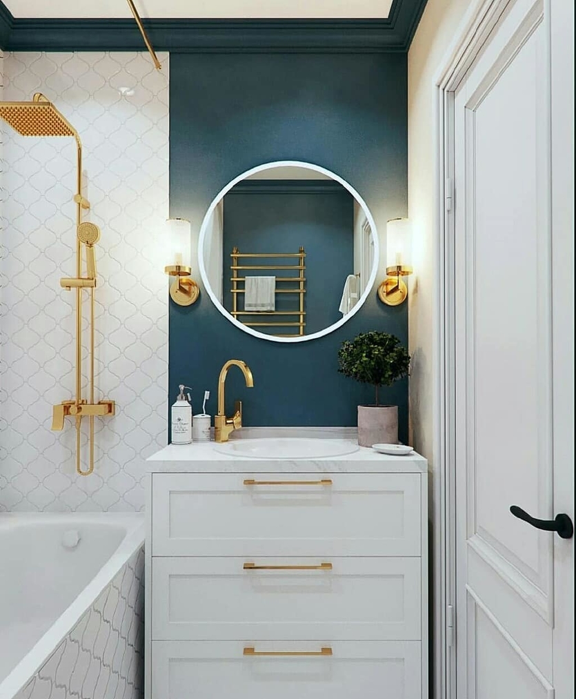 Ремонт в ванной комнате в хрущевке: советы по оформлению и 50+ фото-примеров