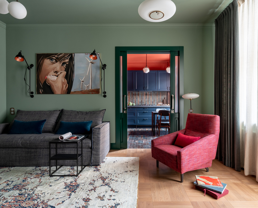 10 современных комнат в пастельных тонах