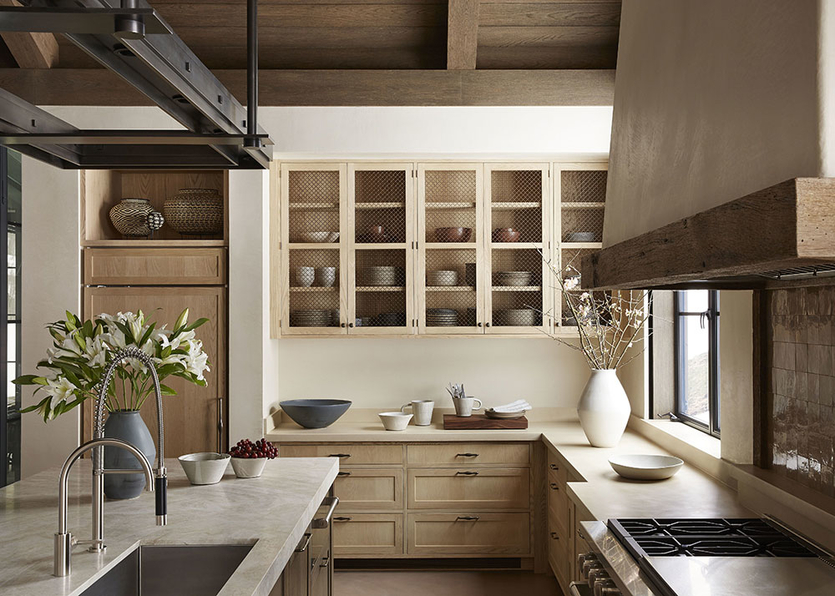 Кухня в коричнево бежевых тонах — идеи оформления дизайна и уютного интерьера