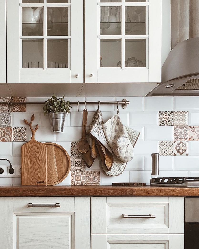Бело коричневая кухня: советы по оформлению, 50 реальных фото, варианты дизайна