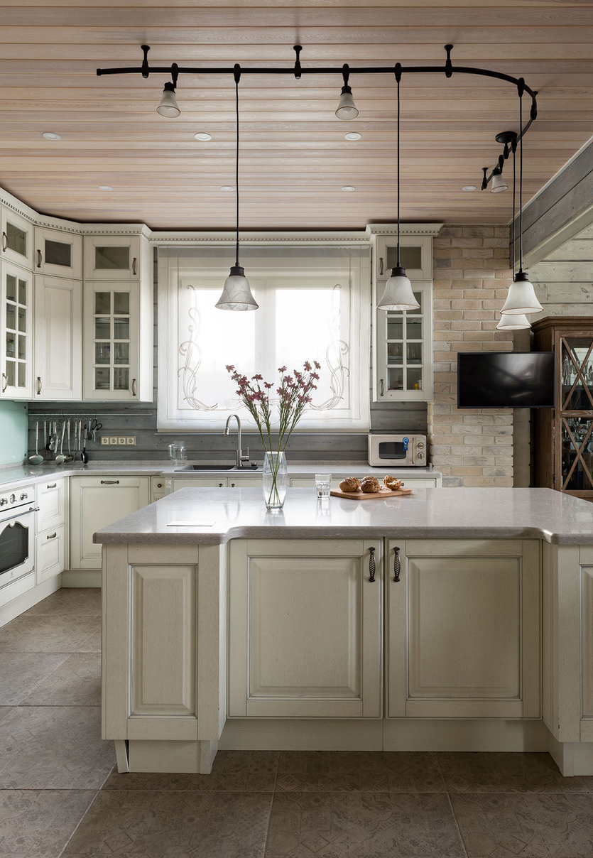 Вдохновляющие фото современных кухонь с окном
