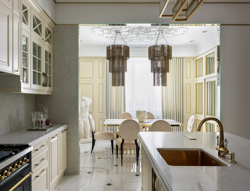 Белые кухни в квартире: красивые проекты и 100 реальных фото