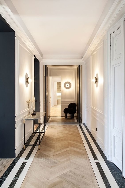 Создаем красивый дизайн интерьера узкого коридора своими руками