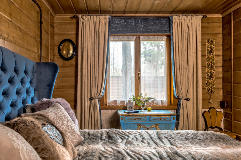 Дизайн спальни в деревянном доме - лучшие решения для интерьера на фото от SALON