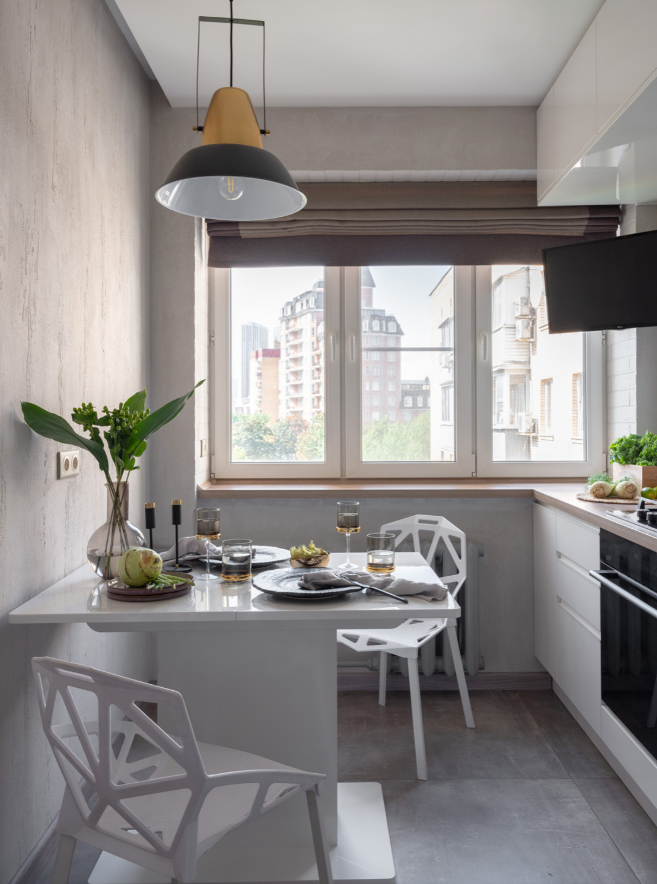 Как оформить окно на кухне: красивые варианты оформления шторами и жалюзи — SALON