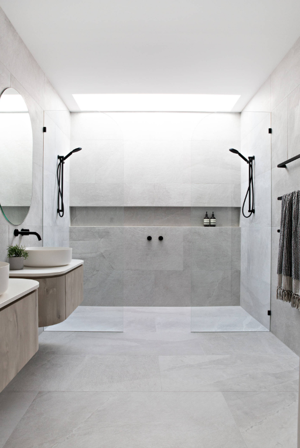 ​Ванная комната в стиле хай-тек: 70 примеров, советы по оформлению