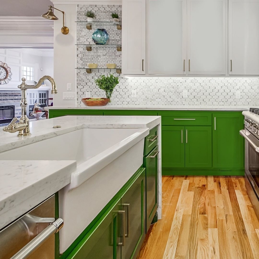 Кухня цвета Лайм (28 фото): сочетание цветов, дизайн интерьера, выбор обоев и фартука