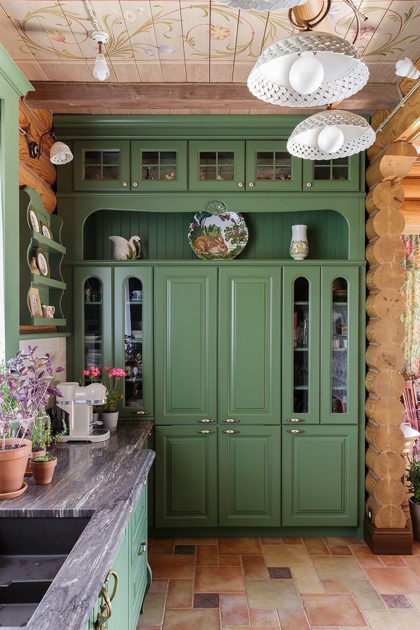 Дизайн кухни в зеленом цвете: сочная весна в вашем доме