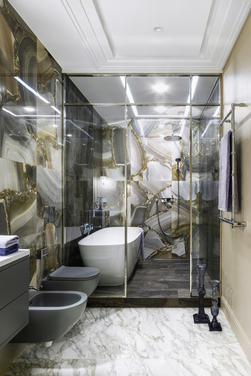Как выглядят ванные в дорогих квартирах и пентхаусах