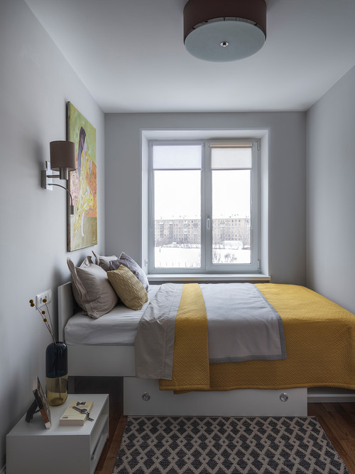 Дизайн узкой длинной спальни: 65 идей для интерьера с реальными фото комнат SALON.ru