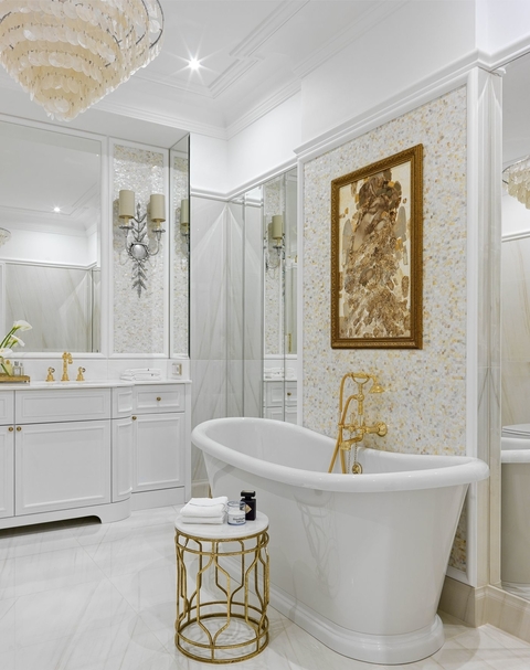 Как разнообразить интерьер белой ванной: 5 идей