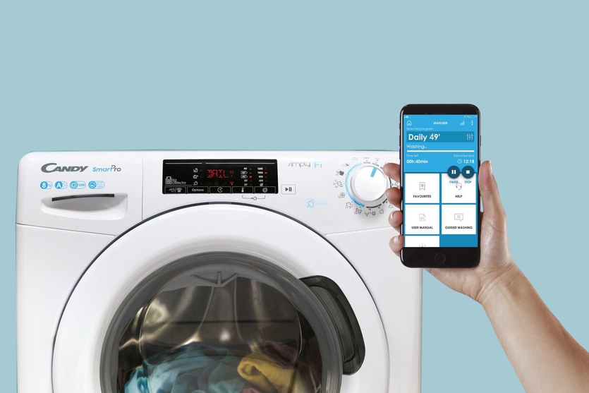 Дистанционное управление и не только: стиральные машины Candy Smart Pro теперь доступны в России