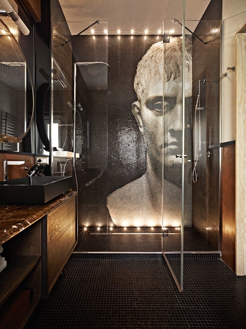 Квартира в Риме, оформленная в духе модного сериала