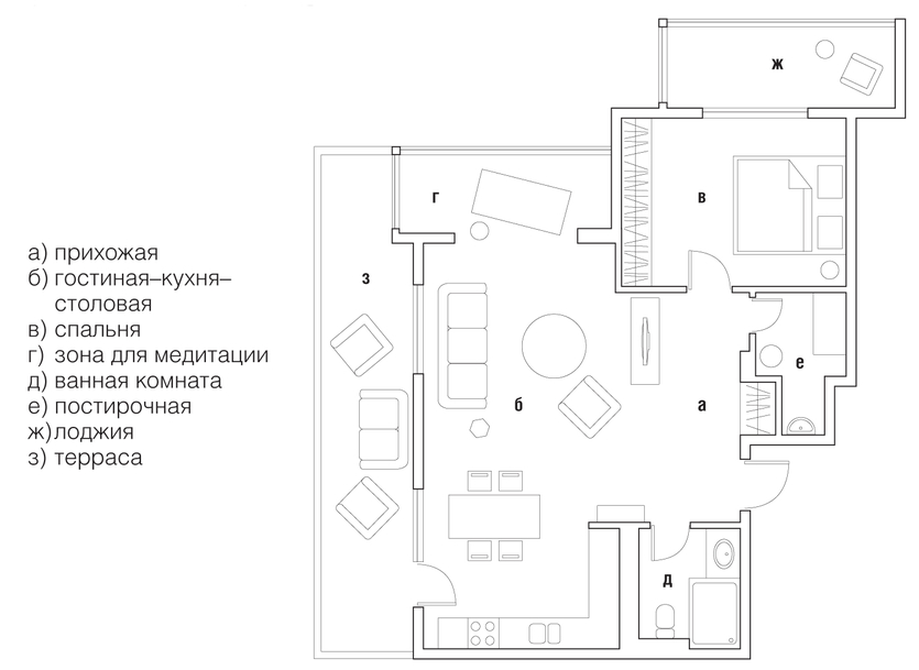 Интерьер для релакса: квартира в пригороде Минска