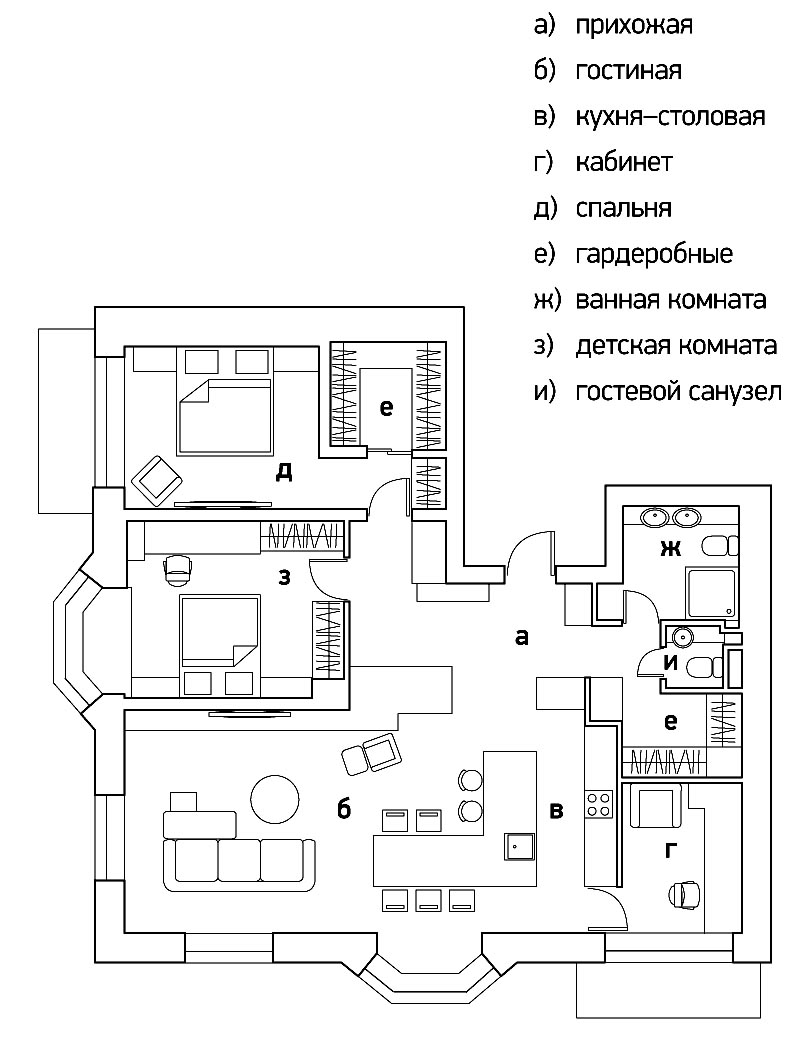 Современный интерьер в московской сталинке: как выглядит квартира дизайнера