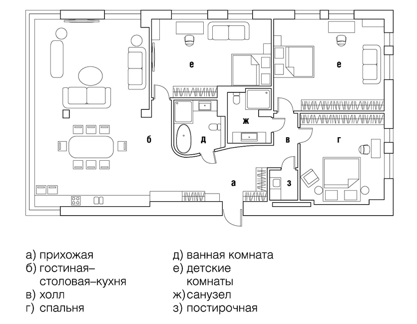 Свежесть и спокойствие: интерьер квартиры в центре Санкт-Петербурга