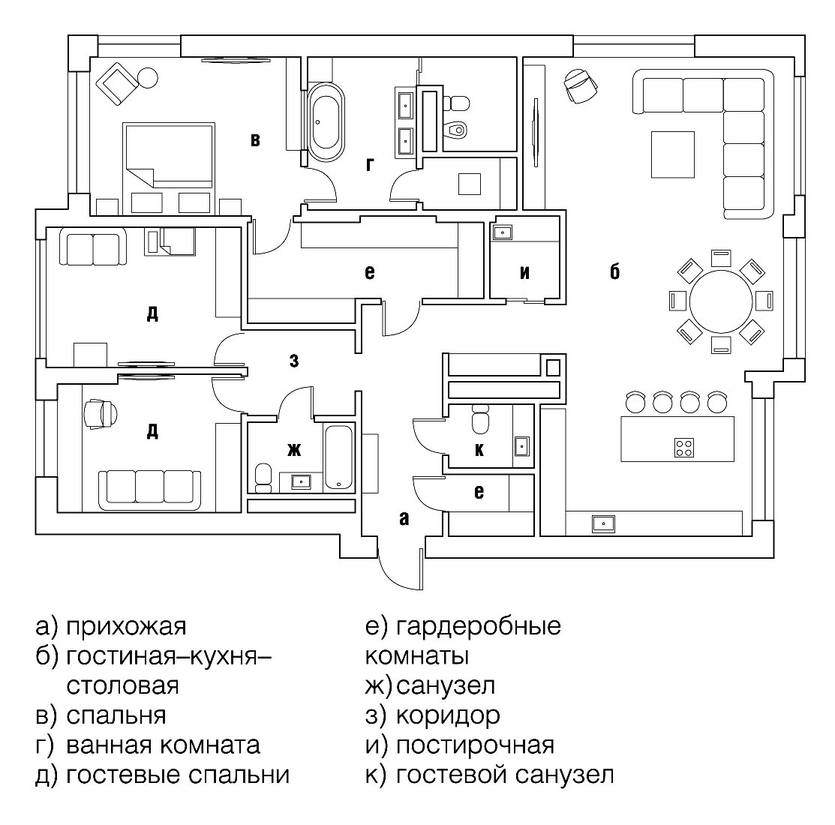 Светлые цвета, панорамные виды и камин из окна ванной: интерьер квартиры в Москве