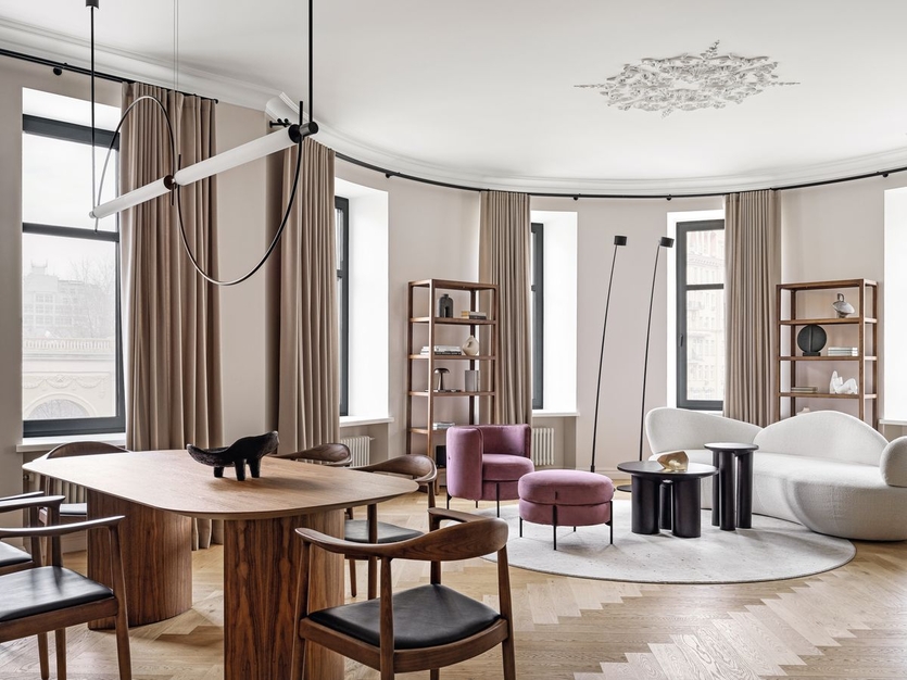 Дизайн интерьера комнаты с эркером | Фото проектов