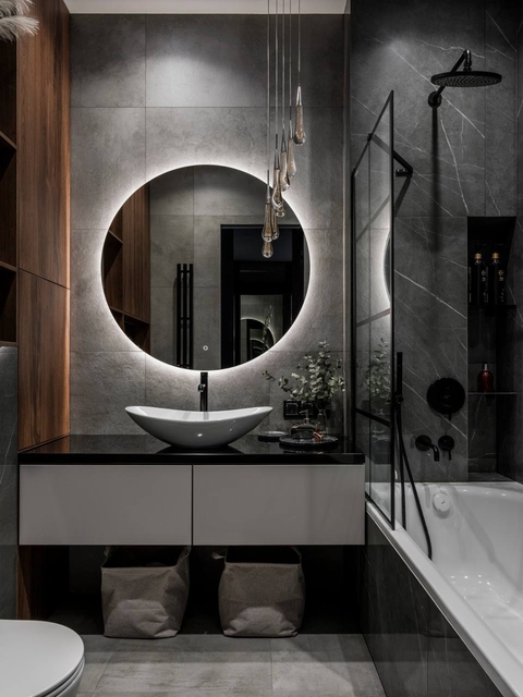 Дизайн ванной комнаты 3 и 4 кв. м: фото красивых идей в интерьере