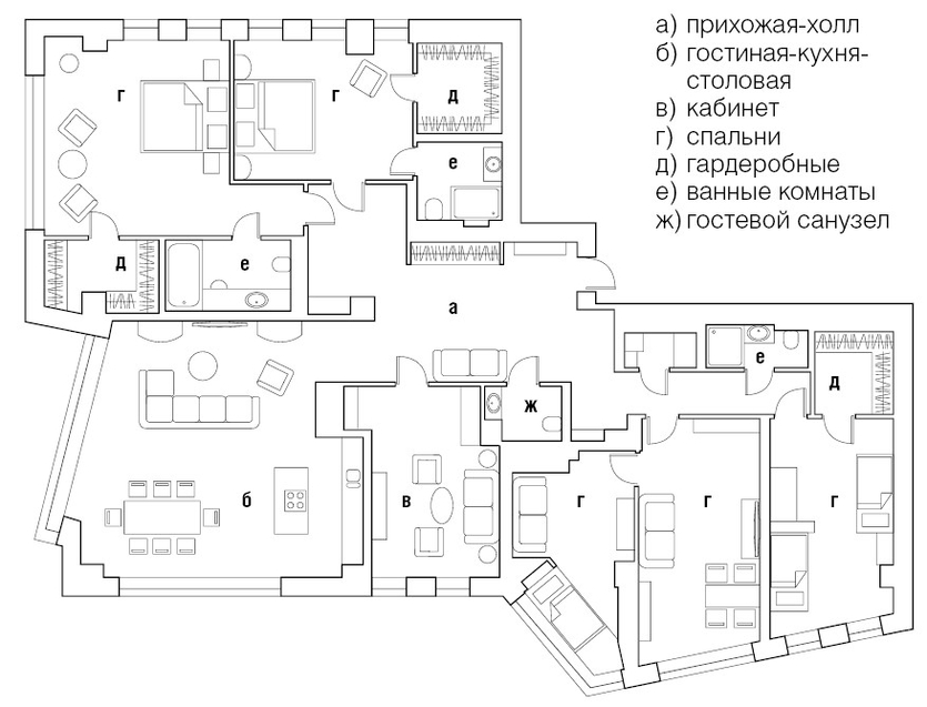 Квартира в Казани для трех поколений семьи