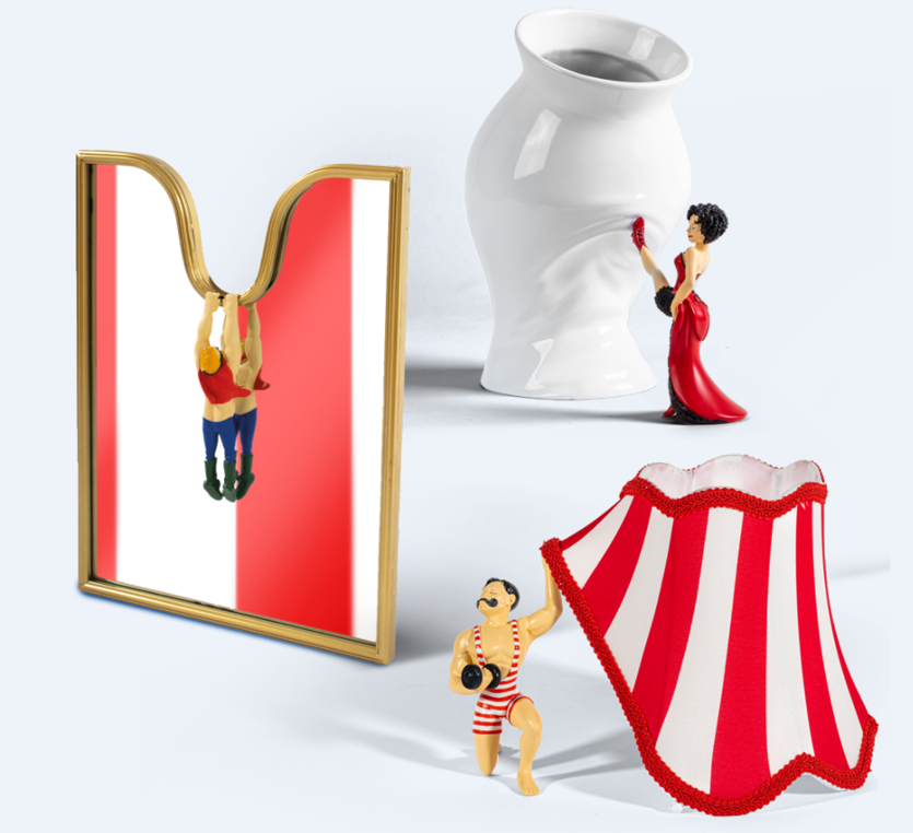 Силачи и красотки: аксессуары Circus от Seletti