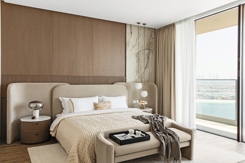 Лаконичный и роскошный интерьер апартаментов в Дубае