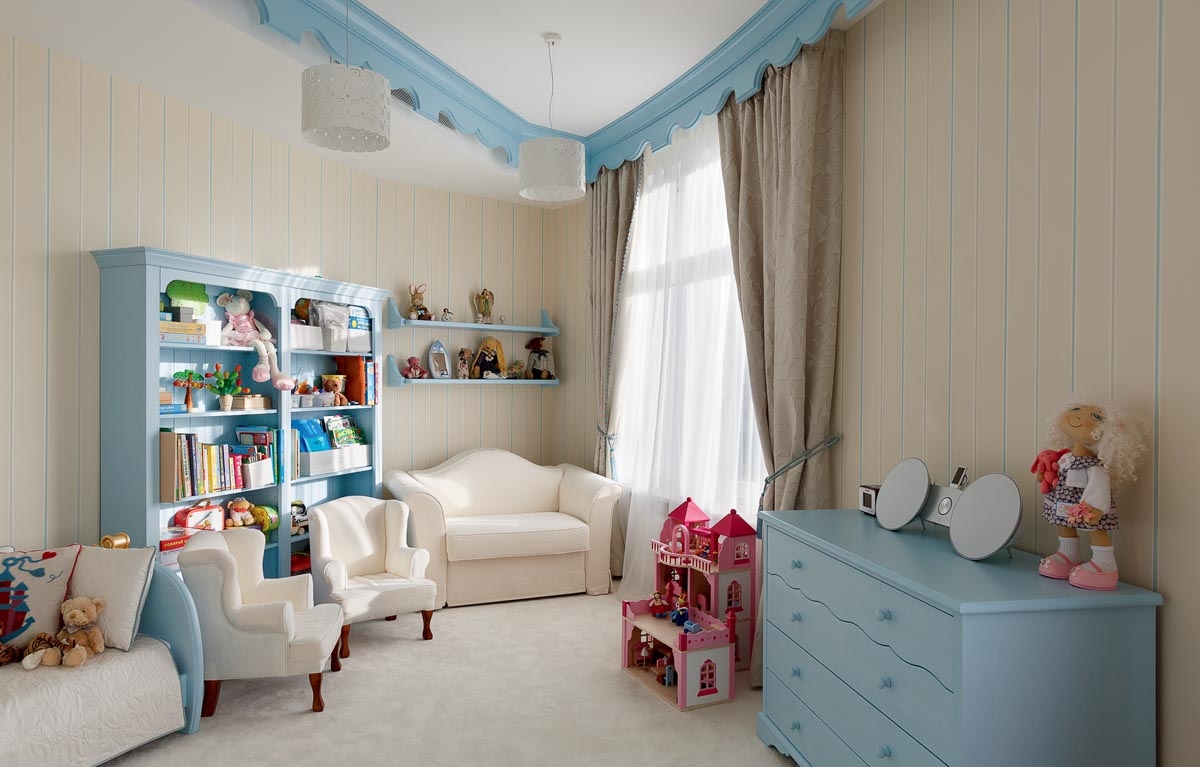 интерьер детской комнаты девочке 10 лет в современном стиле фото