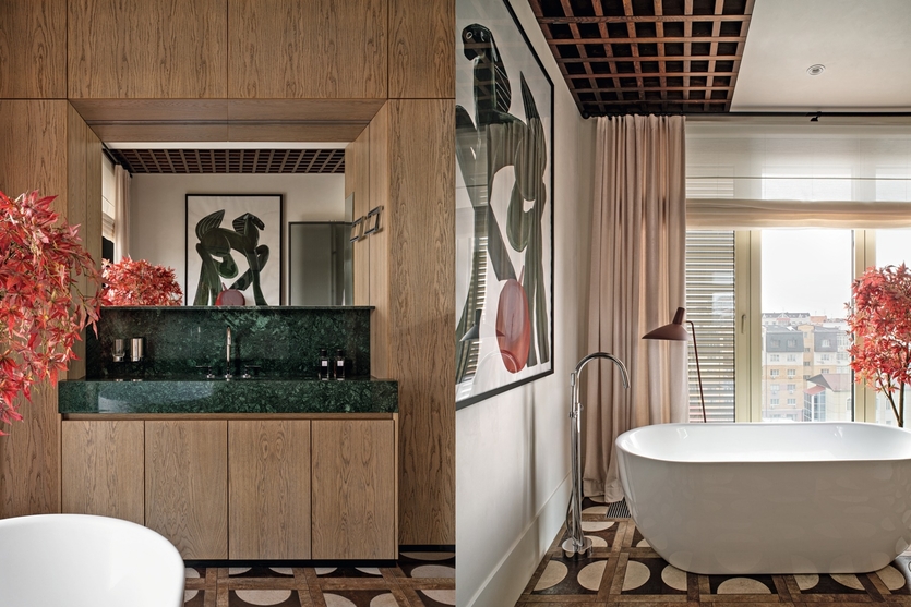 Необычная и элегантная квартира в Тюмени