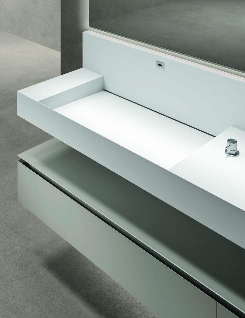 Минимализм в ванной: мебельные новинки