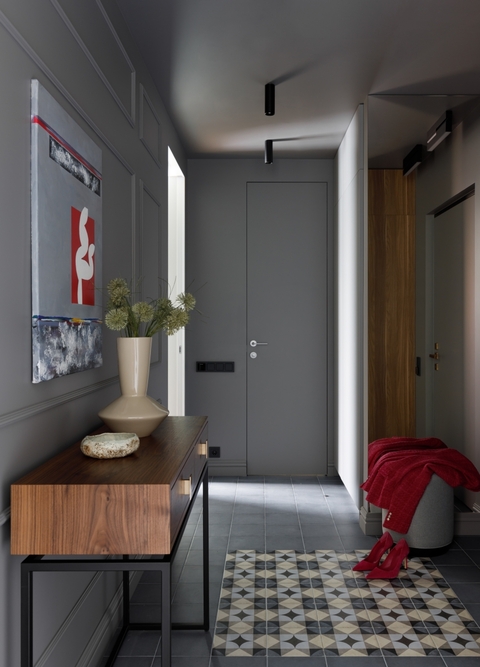 Элегантная эклектика в ритме Jazz: квартира для семьи