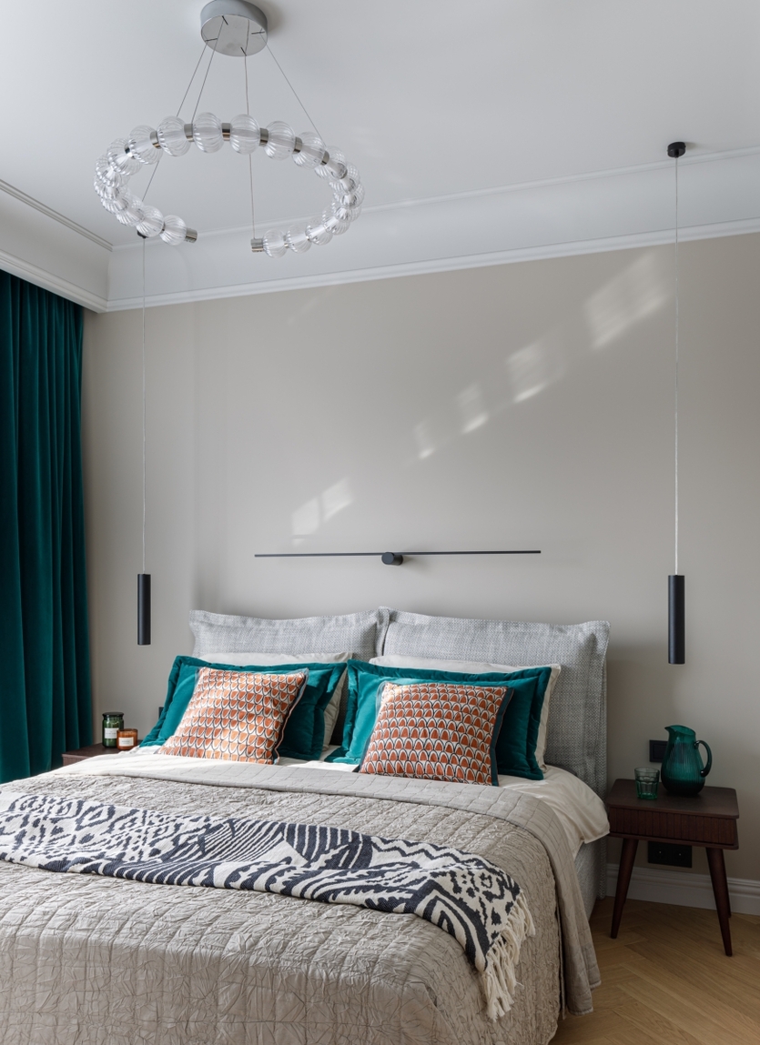 Элегантная эклектика в ритме Jazz: квартира для семьи