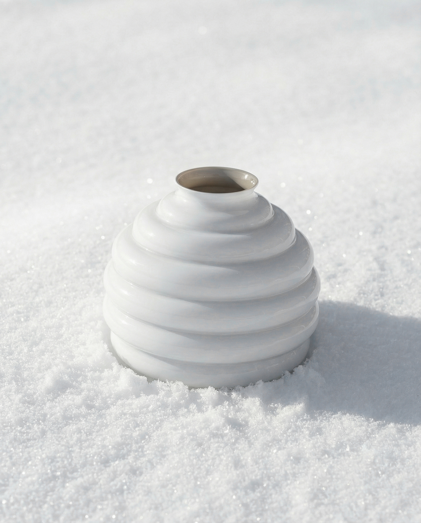 Дизайн по погоде: «снежная» коллекция стекла