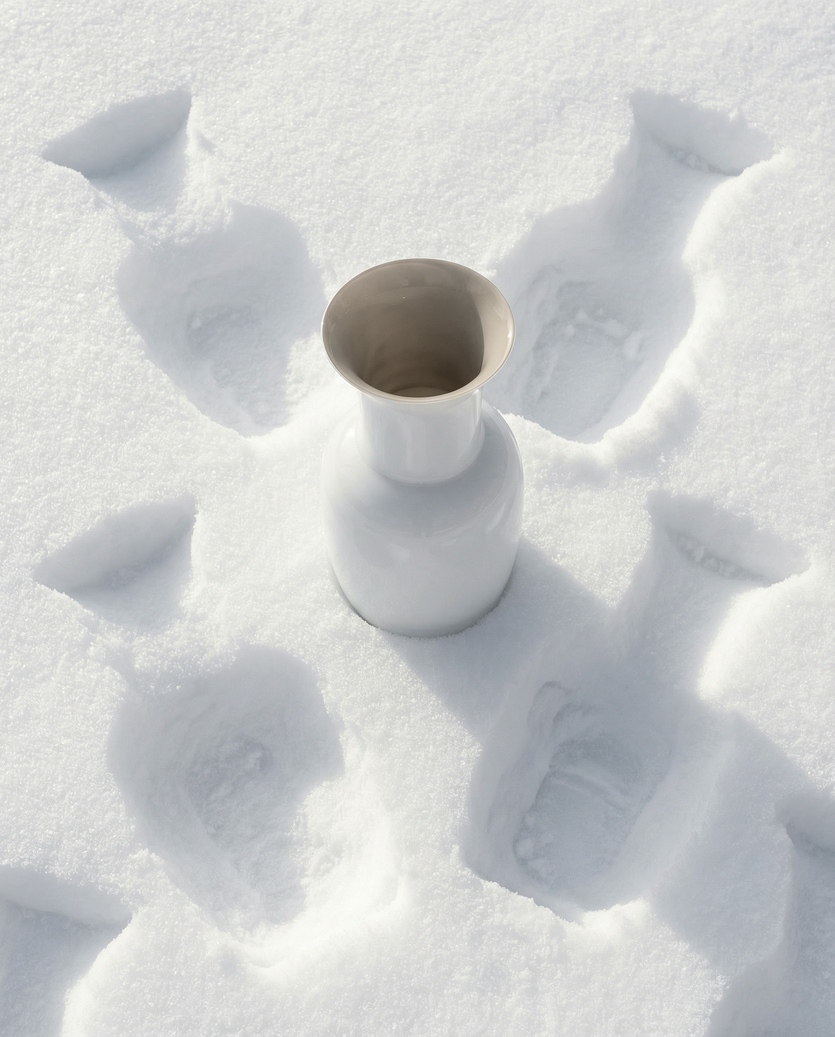 Дизайн по погоде: «снежная» коллекция стекла